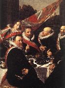 HALS, Frans Banquet of the Officers of the St George Civic Guard (detail) china oil painting artist